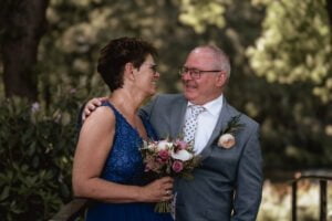 trouwfotograaf Bruidsportret bij Hoevelakese Bos in Hoevelaken